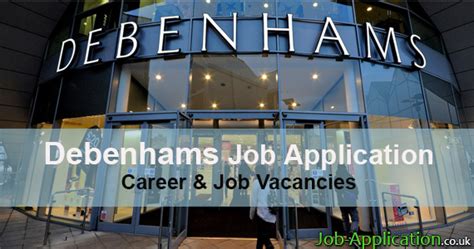 debenhams jobs vacancies.